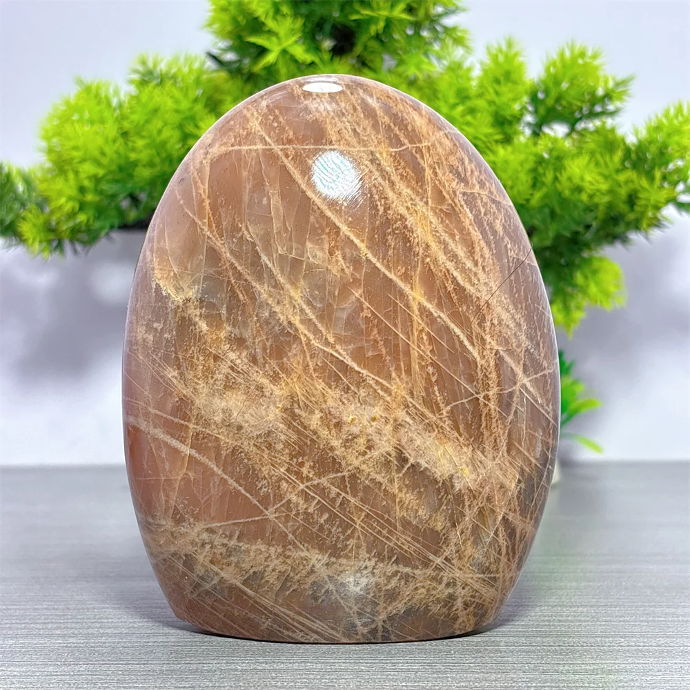 Moonstone Free Form Natural Crystal Home Decoration Room Decor Lucky Auspicious Quartz Stone Garden Healing Energy Love Gifts