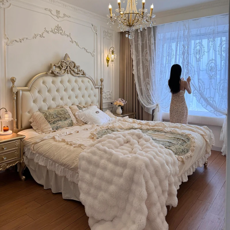 

Normal European Double Bed Elegant Soft Cheap Wooden Japanese Double Bed Luxury Modern Adults Cama Queen Bedrooms Furniture