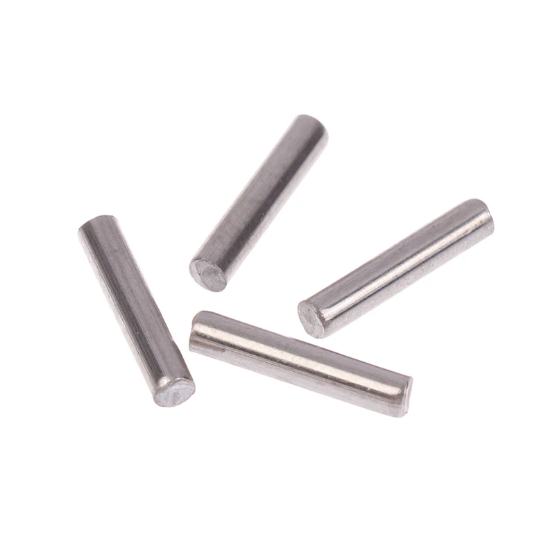 50Pcs M2x10mm Pin Hex Wheel Hub Nut Pins Stainless Steel Cylindrical Pins Locating Pins For RC Car