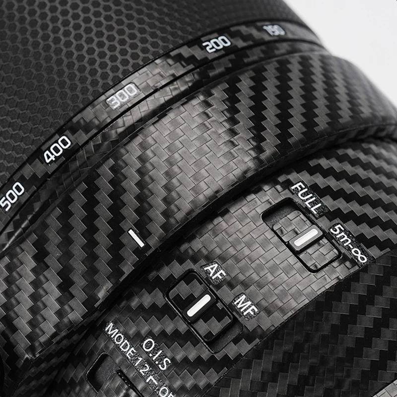 ملصق لباناسونيك S 100-500 مللي متر F5-7.1 عدسة الكاميرا ملصق مائي الجلد الفينيل التفاف طبقة رقيقة واقية معطف ل Lumix 100-500 5-7.1 F/5-7.1