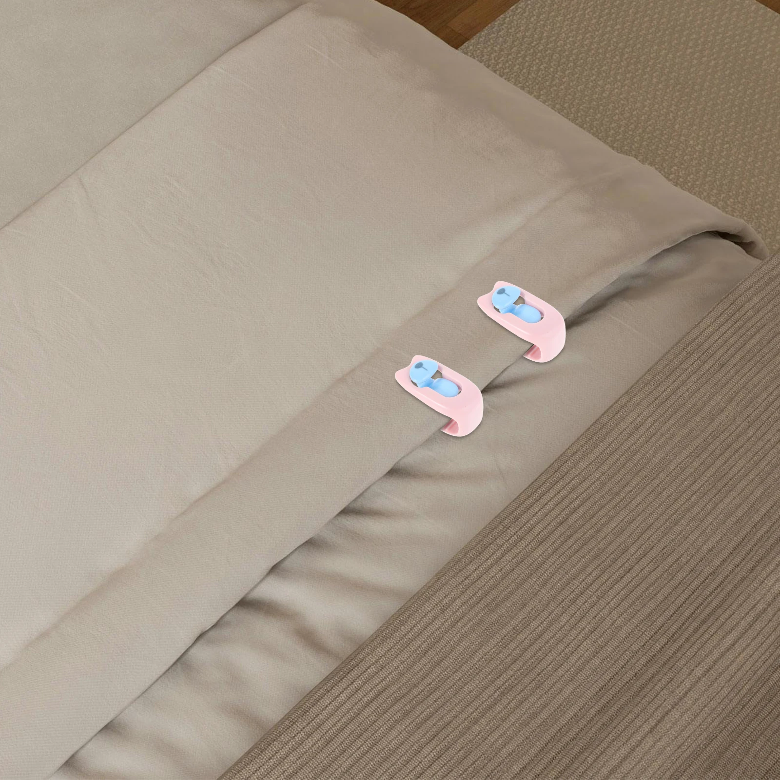 

10pcs Quilt Holder Invisible Bed Clips Plastic Cover Grippers Anti Slip Sheet Gripper Fixer No Damage Reliable Easy Use