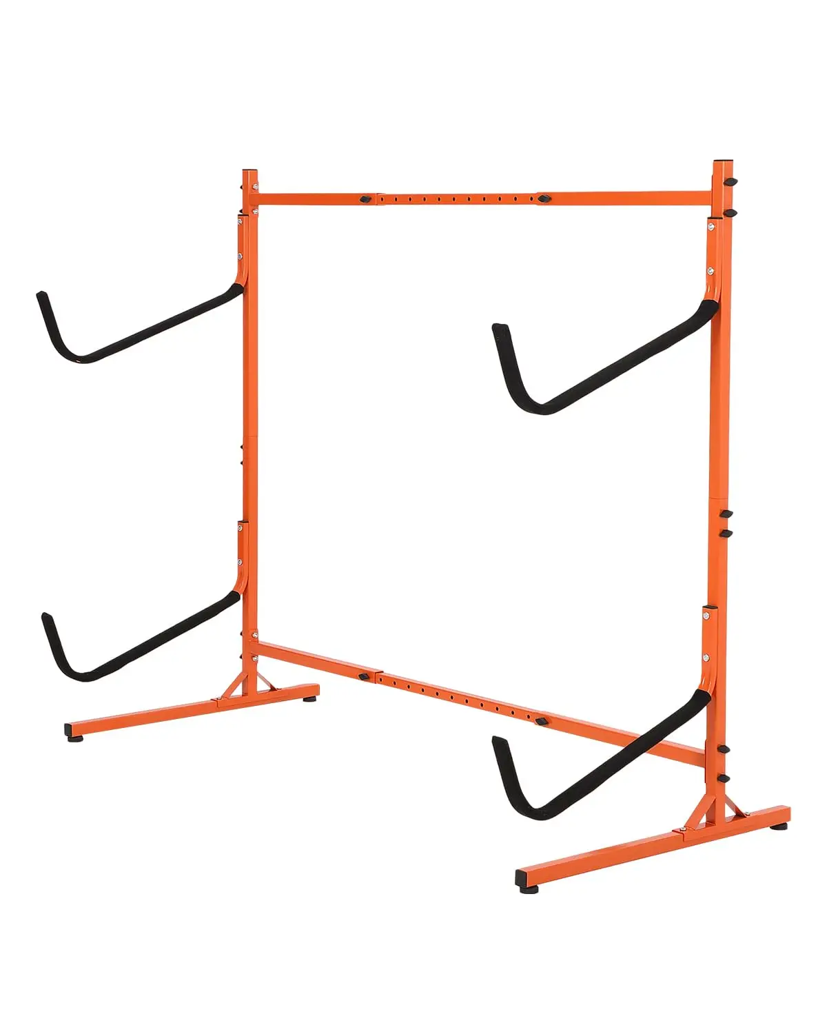 

2 Layer Kayak Storage Rack, Adjustable Width Heavy-Duty Floor Holder For Paddleboard Surfboard Canoe