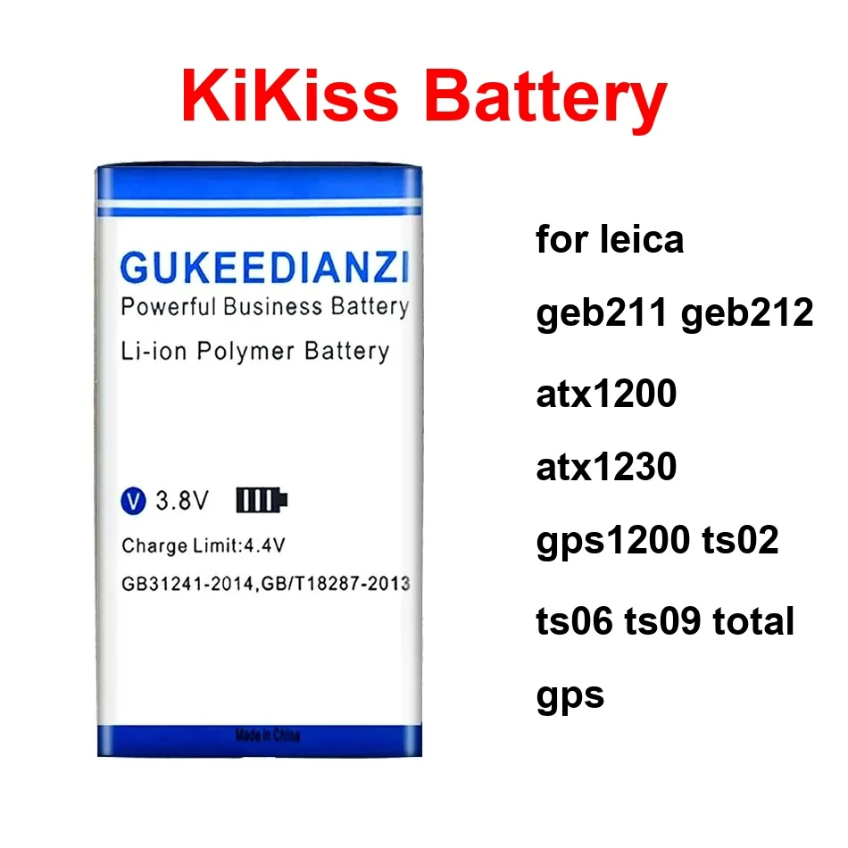 

Аккумулятор для быстрой зарядки GEB221 5400-5600 мАч для Leica GEB211 GEB212 ATX1200 ATX1230 GPS1200 TS02 TS06 TS09 Total Gps