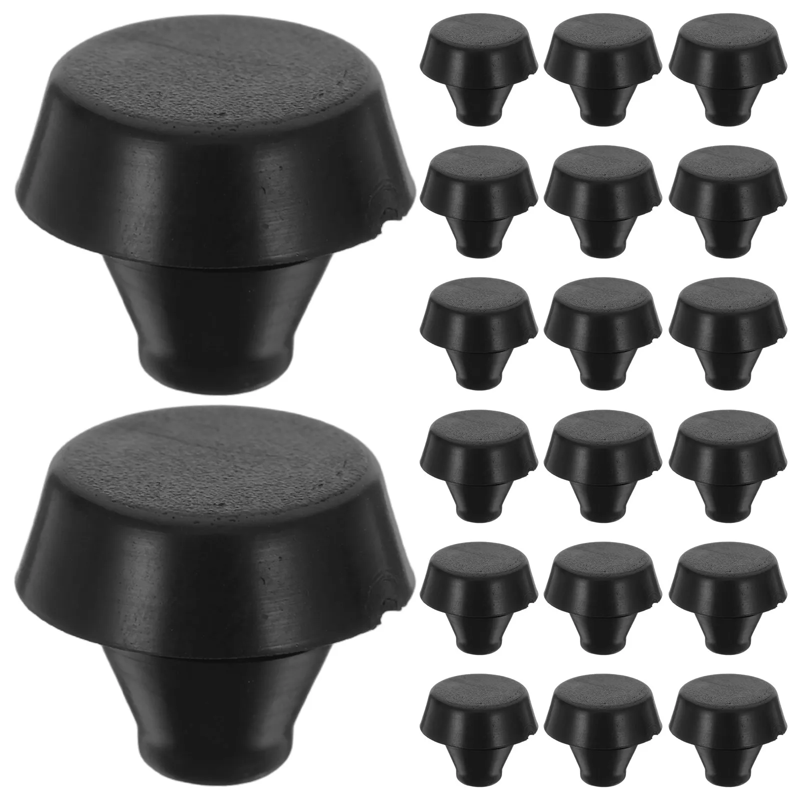 20Pcs Rubber Hole Plugs Sealing Stopper Anti-Collision Buffer Protector Leak Prevention for Round Holes Industrial Application - view 4