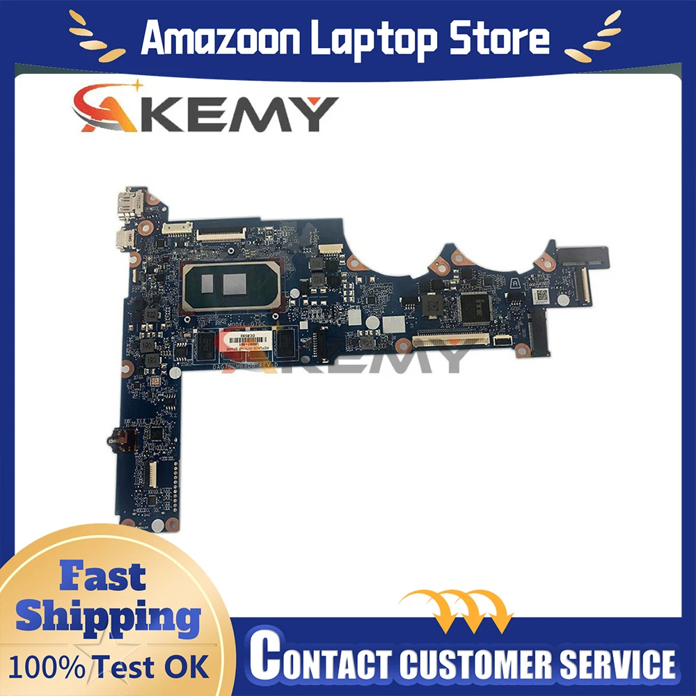 

Материнская плата для ноутбука HP Pavilion 13-AN tpn-q214 DAG7DCMB8D0 i7-1065G7 с оперативной памятью, материнская плата для ноутбука, 100% протестировано, ОК