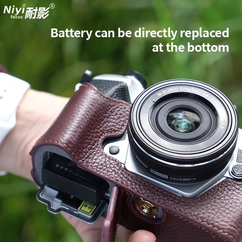 Genuine Leather Cam… - image