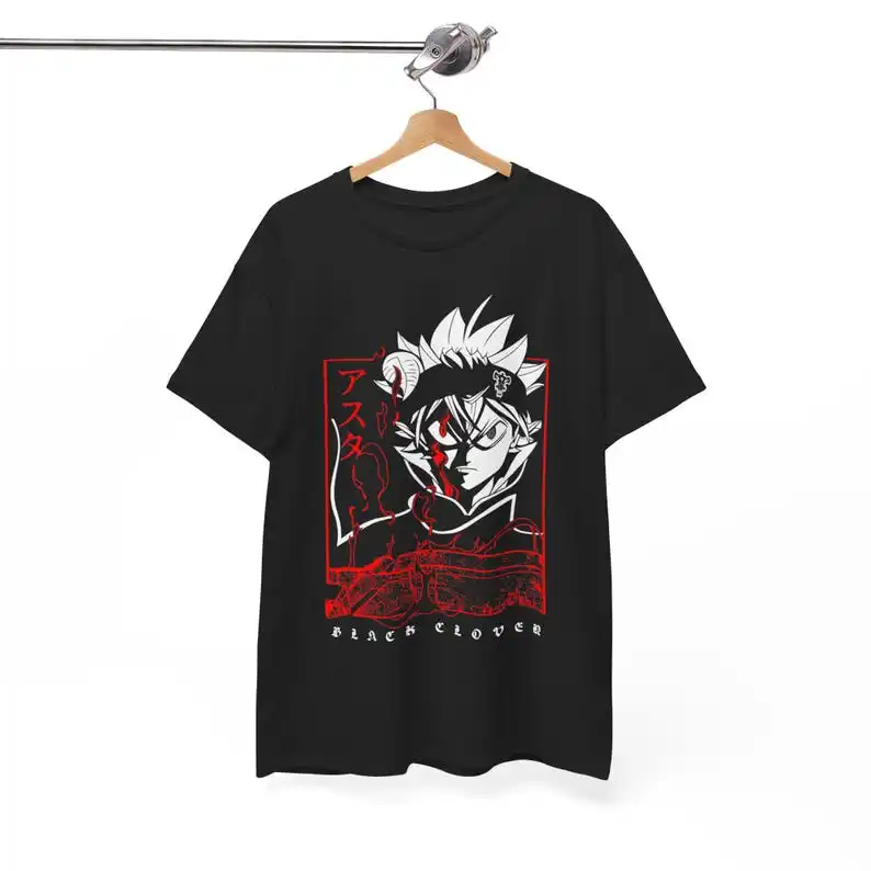 

Black Clover Tshirt, Clover Merch, Anime, Black Clover, Asta Tshirt, Aesthetic, T Shirt