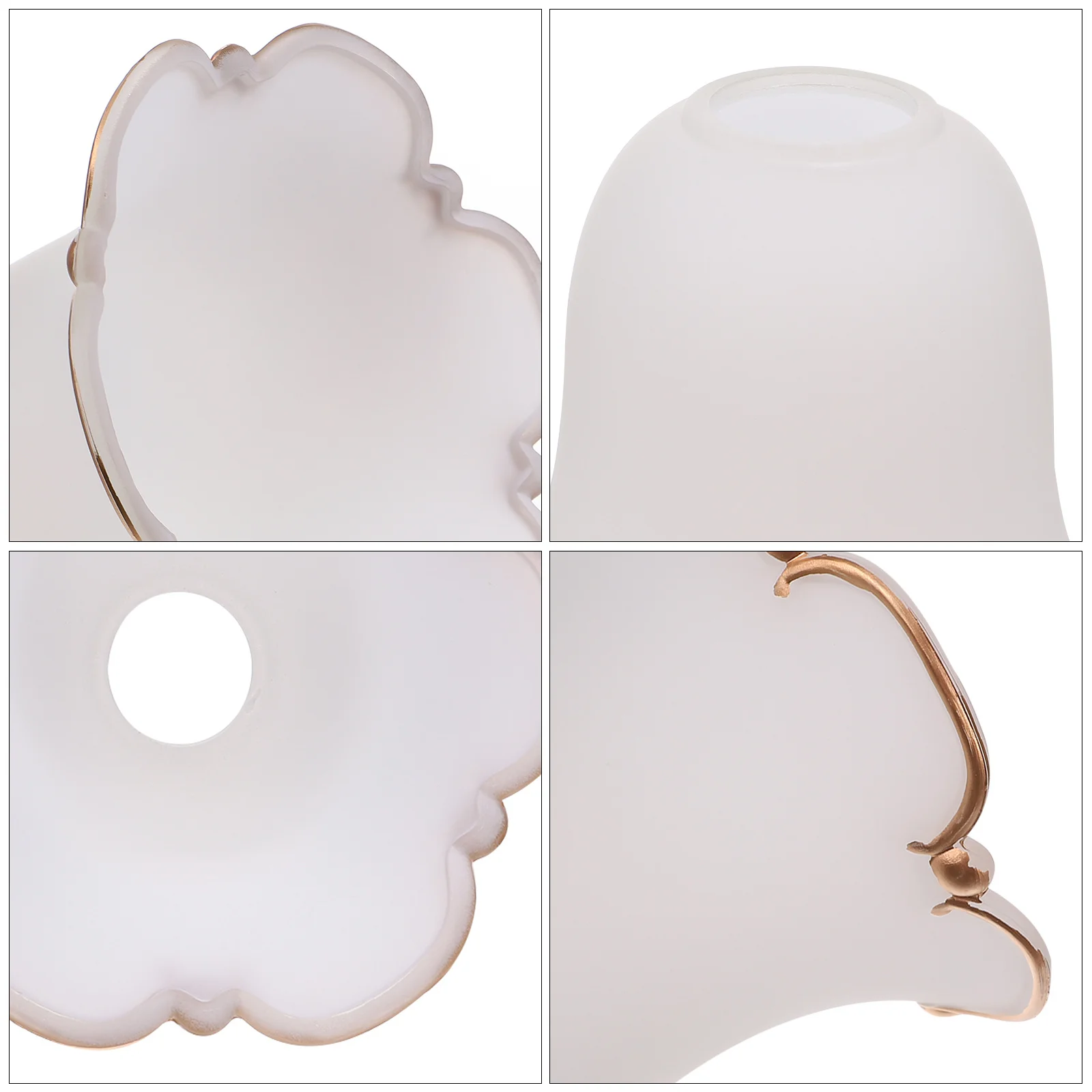 

1Pcs Lamp Shade Accessory High Quality Glass Lamp Cover for Bedside Wall Floor Ceiling Light Warm Natural Lighting Effect Home