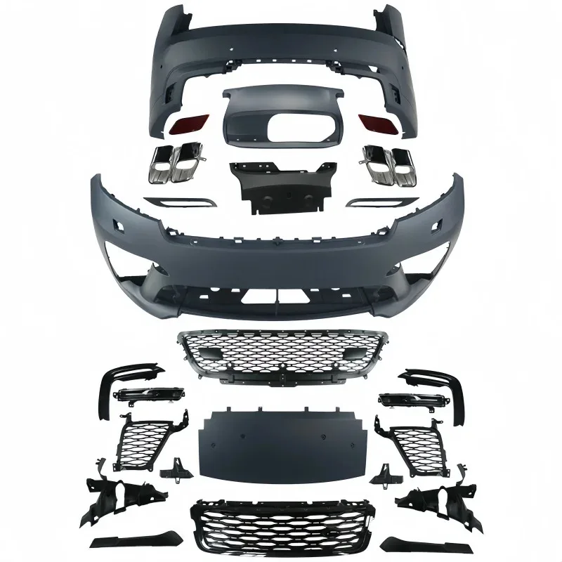 

Suitable Upgraded SVA Body Kit of Range Rover Evoque Including Front and Rear Bumpers Grille and Tailpipes