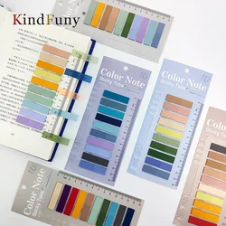 KindFuny 1200pcs pennarelli per pagine indice appiccicosi schede per libri colorate note adesive bandiere per pagine schede indice schede di indicazione etichette adesive