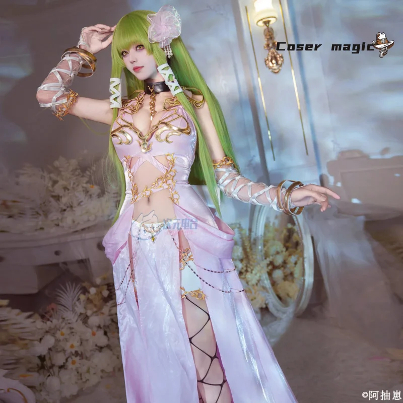 

Anime Code Geass C.C. Cosplay Costume Uniform Halloween Carnival Party Christmas Play Role Clothes Clothing