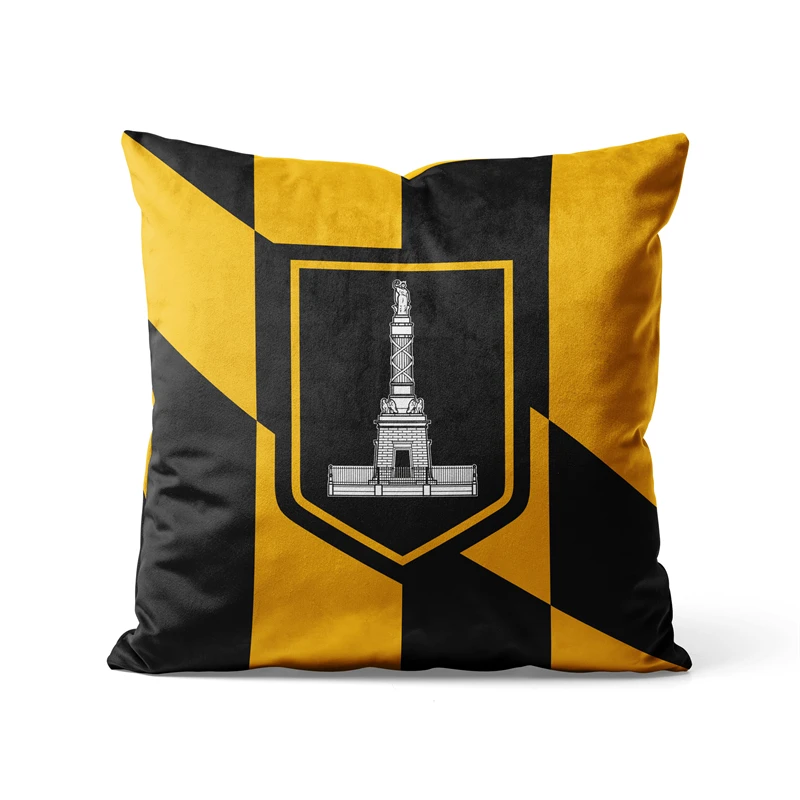 Gaslight Gatekeep Girlboss Baltimore Maryland Throw Pillow Covers Cushion Cases Pillowcases for Sofa Home 45cm x 45cm