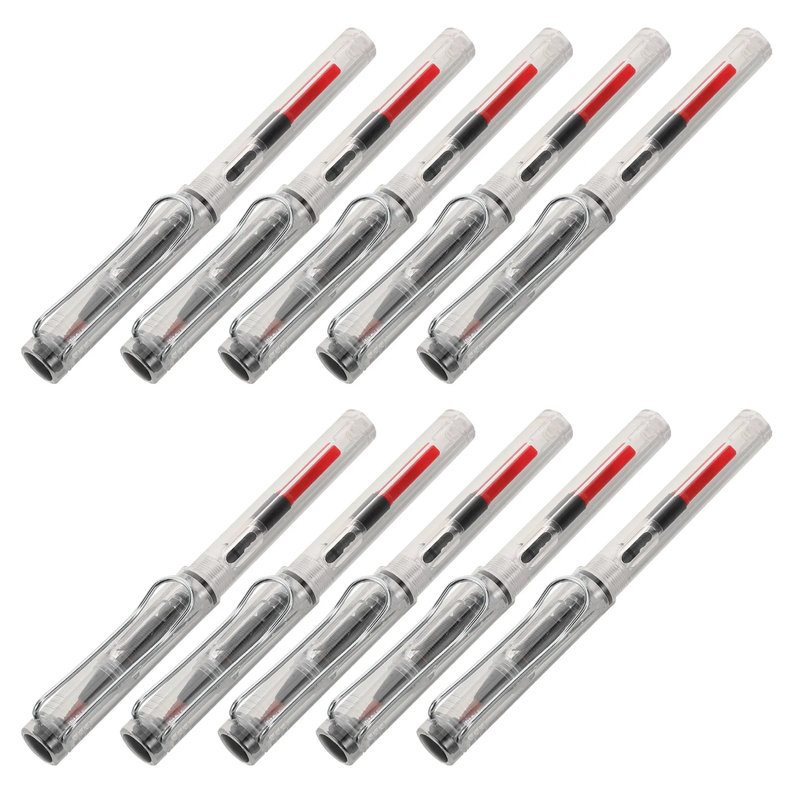 

10Pcs Calligraphy Brush Pen Soft Tip Refillable Fountain Pen for Chinese Traditional Writing Artistic Sketching Lettering