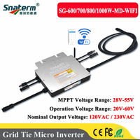 SGMD 600W 700W 800W 1000W Solar Grid Tie Micro Inverter with WIFI Smart APP Mobile Phone Monitoring Smart Grid Inverter