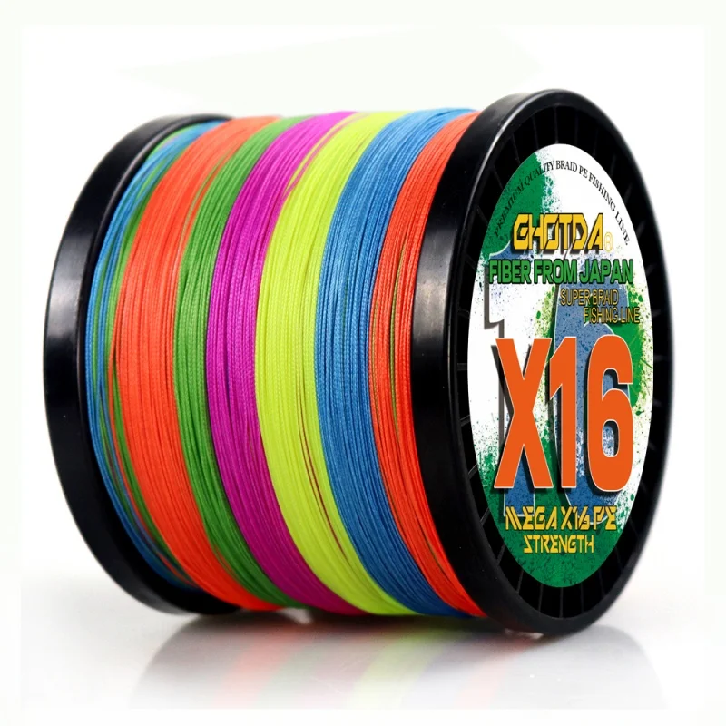 500M 300M Ocean Boat PE Braided Fishing Line Strong Tension 125/140/161/200LB Big Game Saltwater Jigging Lure WIire 8.0-20.0#