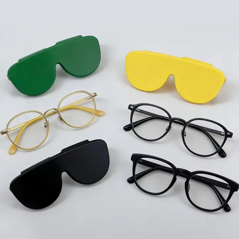 Portable Soft Silicone Eyeglasses Protector Case Anti-Scratch Shockproof for Adults Daily Commute Short Trip