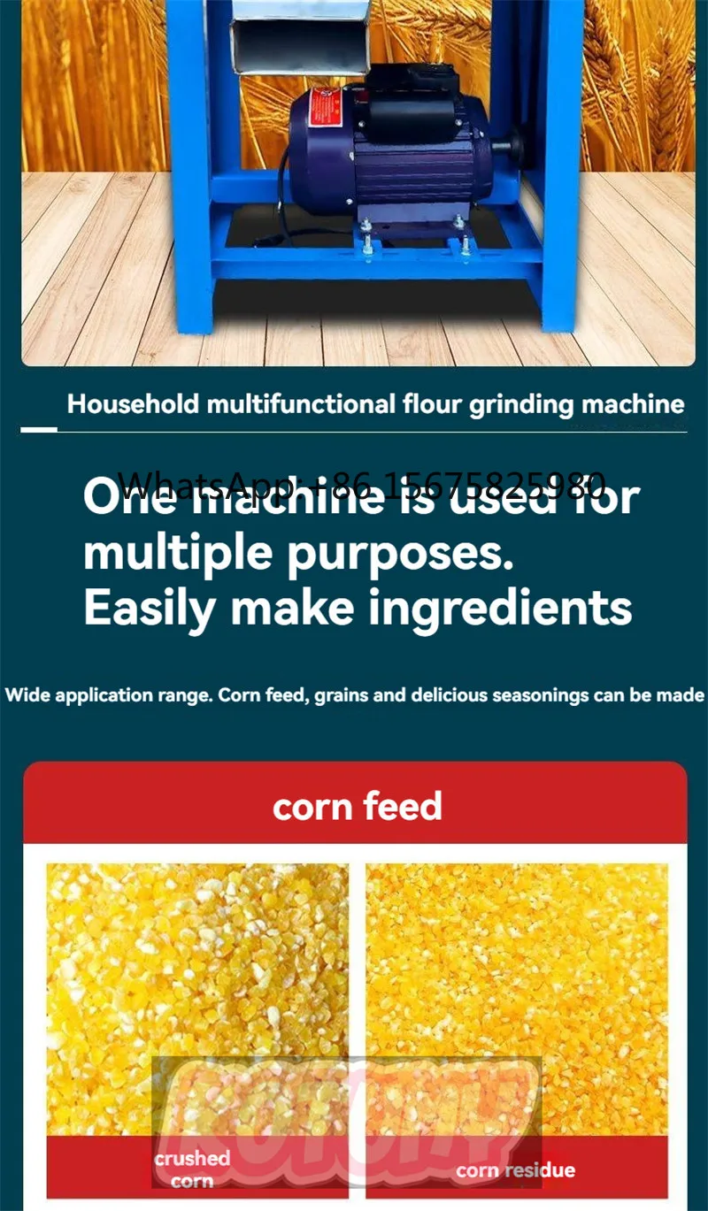 

Automatic Grain Grinder Ultra-fine Wheat Corn Five Grains and Miscellaneous Grains Milling Machine