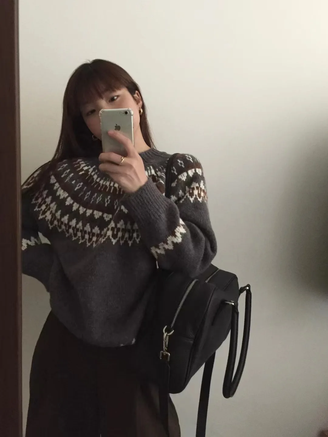 

Women Sweater O Neck Jumpers Print Pullovers Long Sleeve Knitted Sweaters