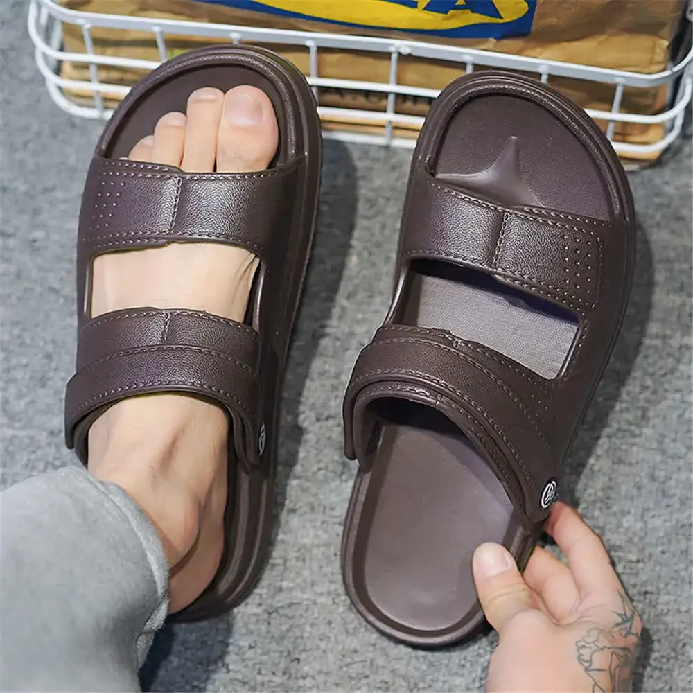 Open From Front Without Heels Mens Beach Sho Mens Sports Sandals Shoes Men Slippers Outdoor Sneakers Out Tenis