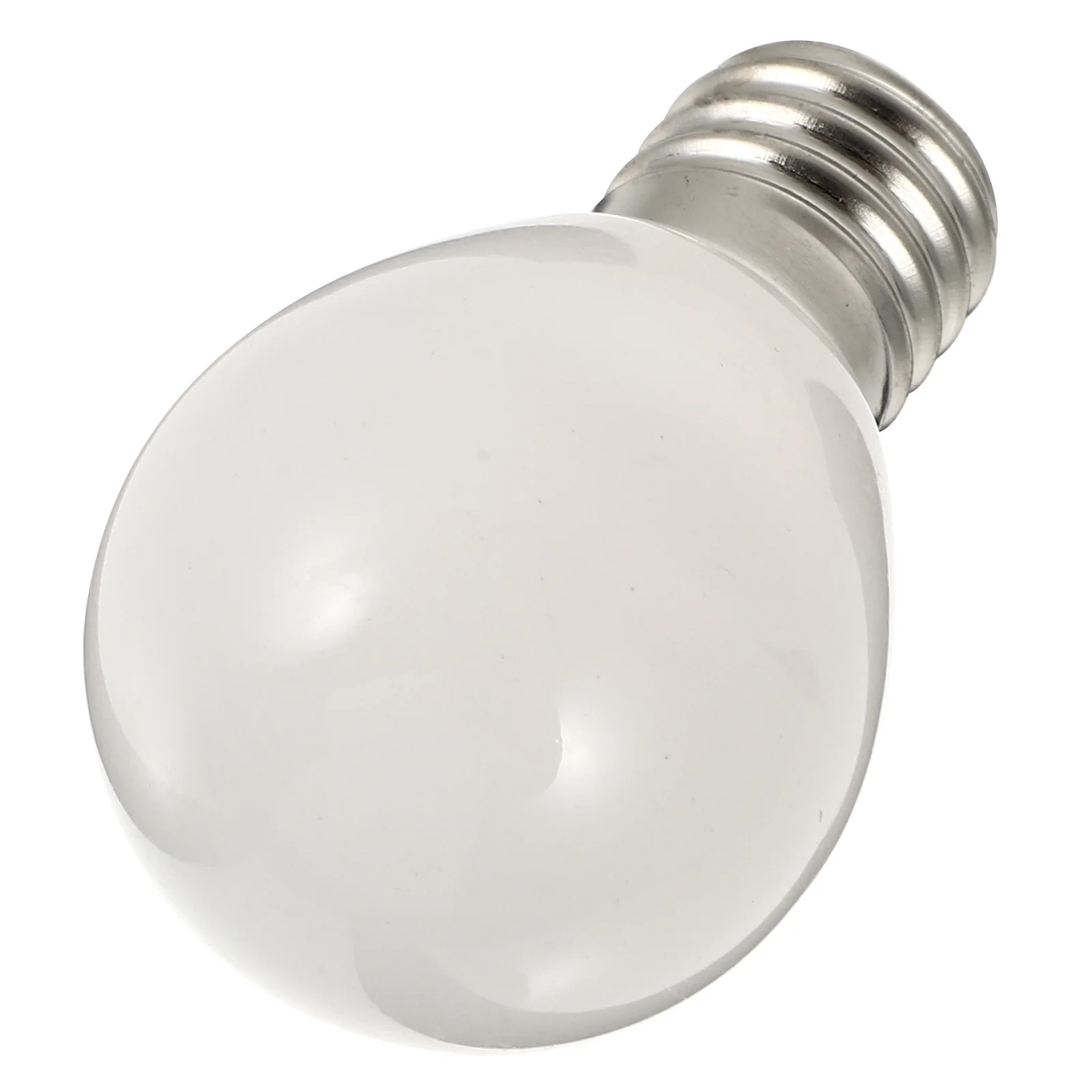 لمبة زجاجية متينة بيضاء حليبية مزخرفة LED E17 بديلة طويلة العمر وآمنة للاستبدال المصباح الكهربي سهلة التركيب #5