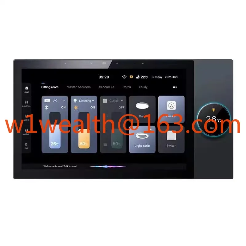 Smart 6.7.8.10 12 inch screen smart home touch overseas version mobile phone control zigbee gateway