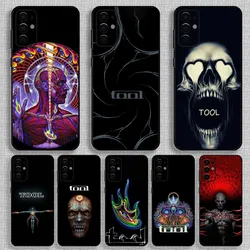 Band Tool Schism Phone Case For Samsung S24,S21,S22,S23,S30,Ultra,S20,Plus,Fe,Lite,Note,10,9,5G Black Soft Cover