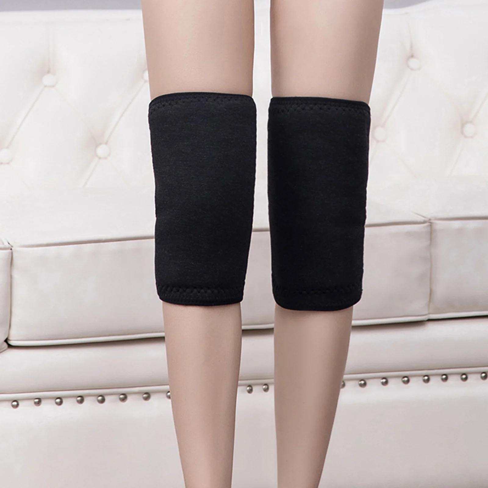 

1Pair Knee Warmer Durable Winter Knee Covers Protective Pads Suitable for Riding Running Sports Warmers Warmer