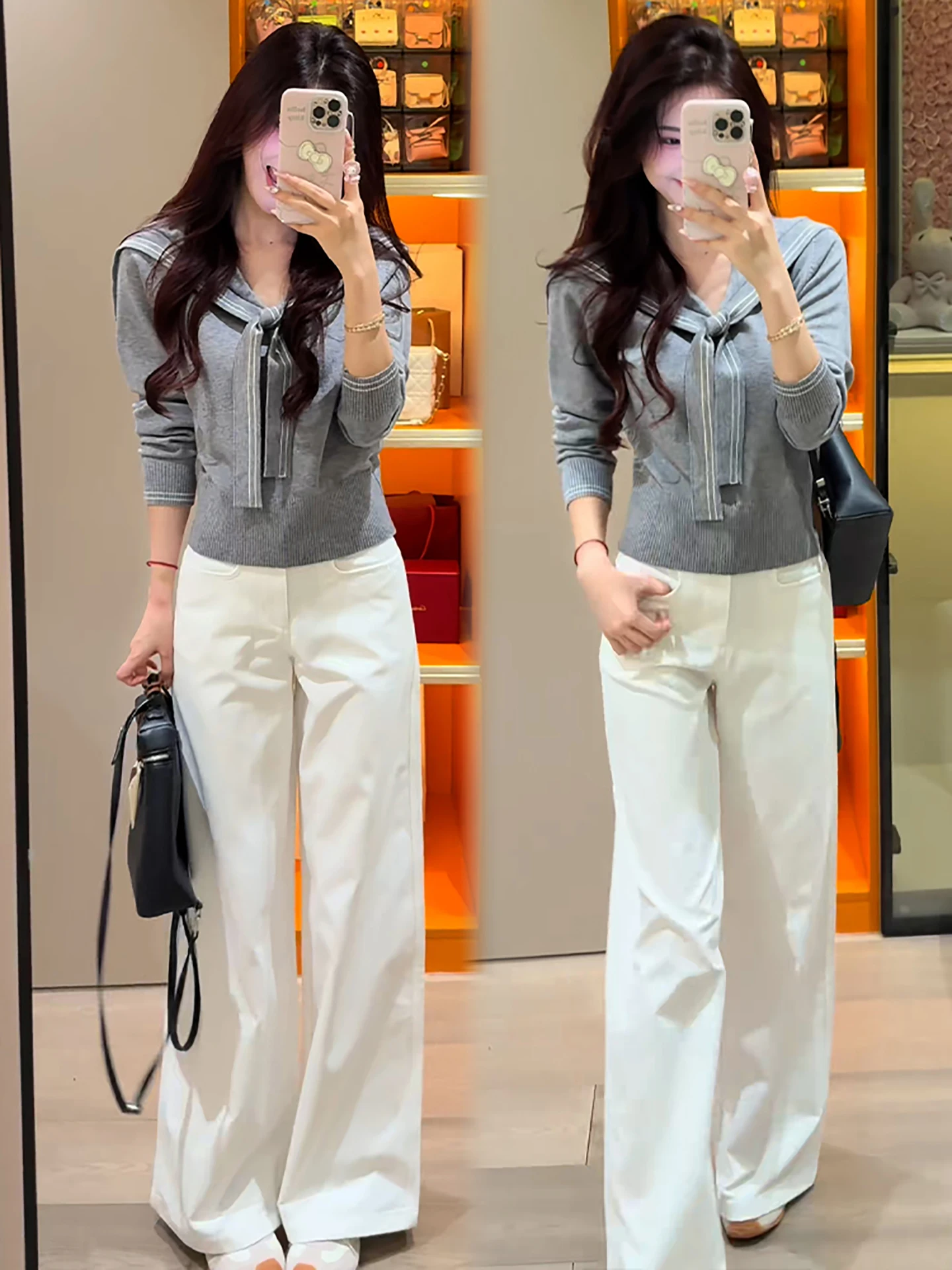 Sli Long Sve Pull tricoté pour femme Faionable Beau haut de gamme Ele Top Design unique Trajet Sle Coréen L...