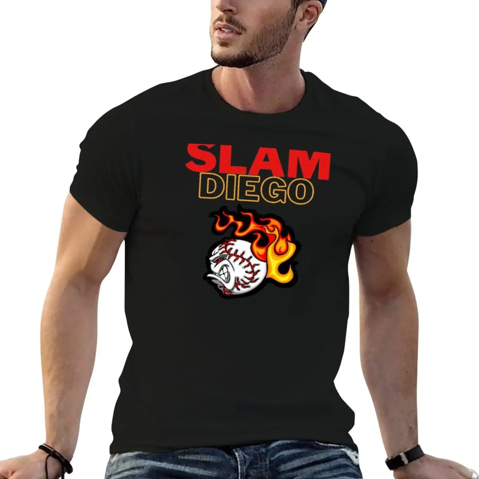 

Slam Diego Padres T-Shirt graphic tee shirt anime t shirts new edition vintage t shirt men