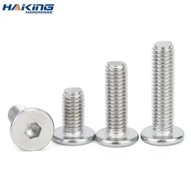 

Болты с шестигранной головкой из нержавеющей стали M1.6-M8, 10 шт.