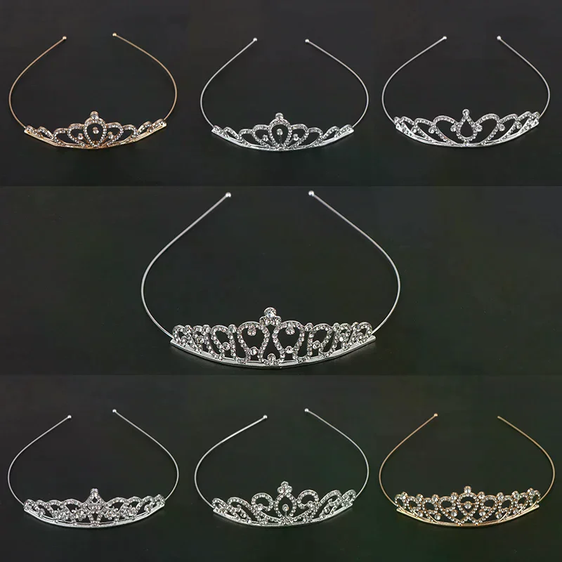 Women New Sweet Wind Princess Tiara Birthday Party Crown For Performance Party Decorative Crown