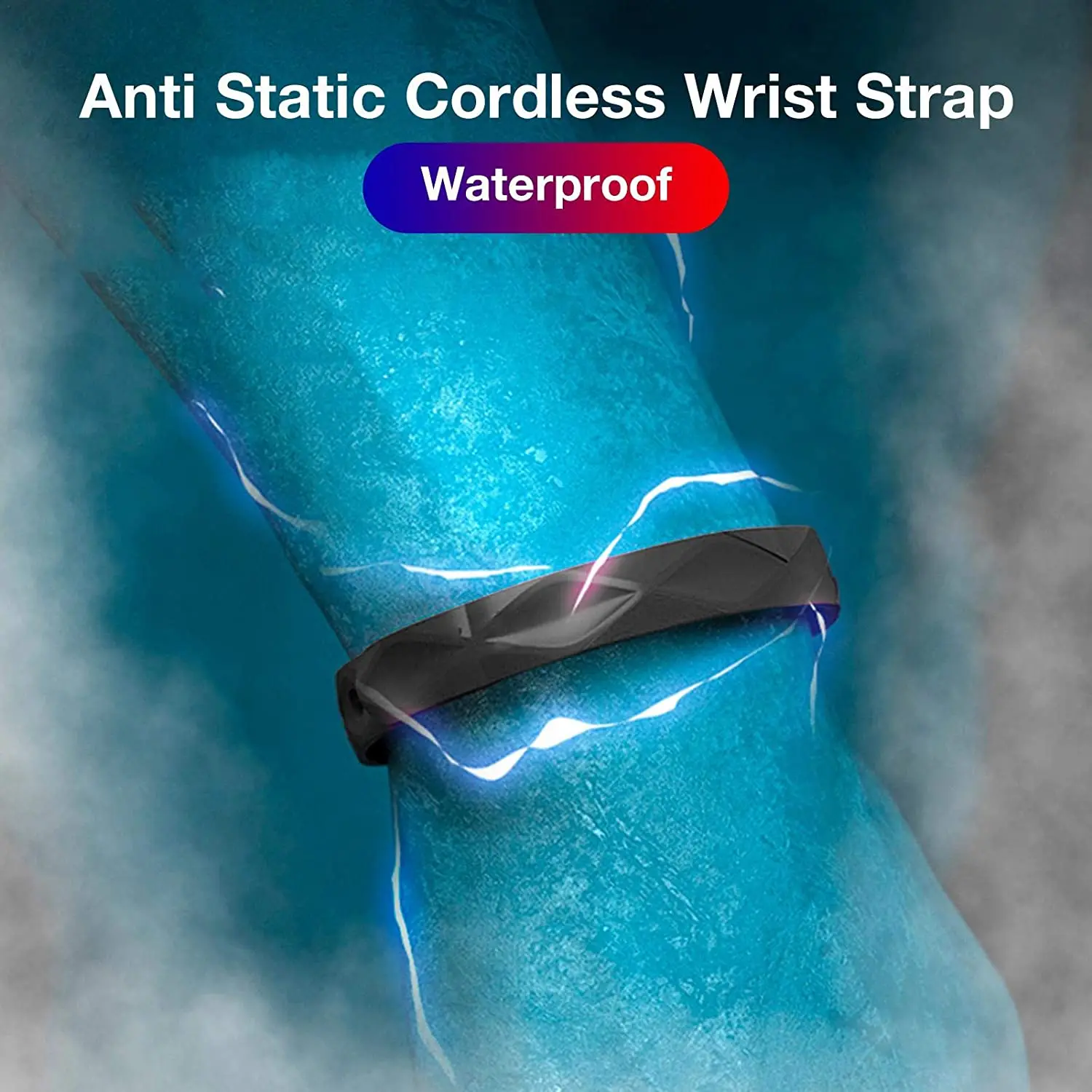 Anti-Static Wristband Adjustable Bracelet Silicone Wrist Strap Body Static Eliminator Quickly Remove Static Electricity