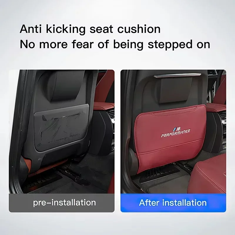 -BMW مقعد مكافحة ركلة الوسادة ل X1 X3 iX3 X4 X5l مخصص 3 4 5 6 سلسلة F30 F31 F35 F36 G20 G21 G28 المقعد الخلفي لوازم الملحقات #4