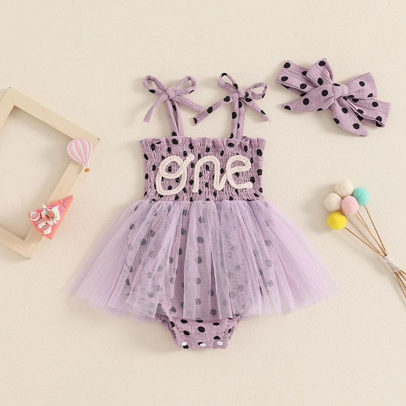 

Toddler Girls Floral Print Sleeveless Romper Dress with Ruffle Hem and Matching Bow Headband Set for Summer Beach Party