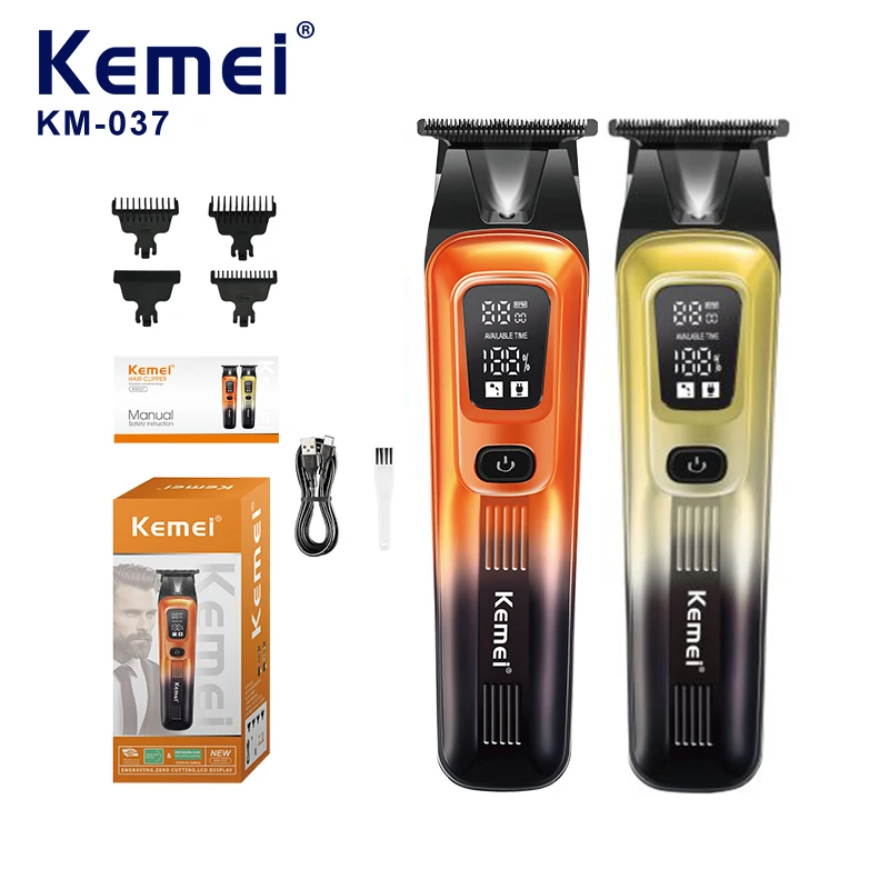 

Kemei 0637, электрические машинки для стрижки волос для мужчин, бытовая парикмахерская, беспроводная машина для стрижки волос, триммер для бороды, машинка для стрижки волос