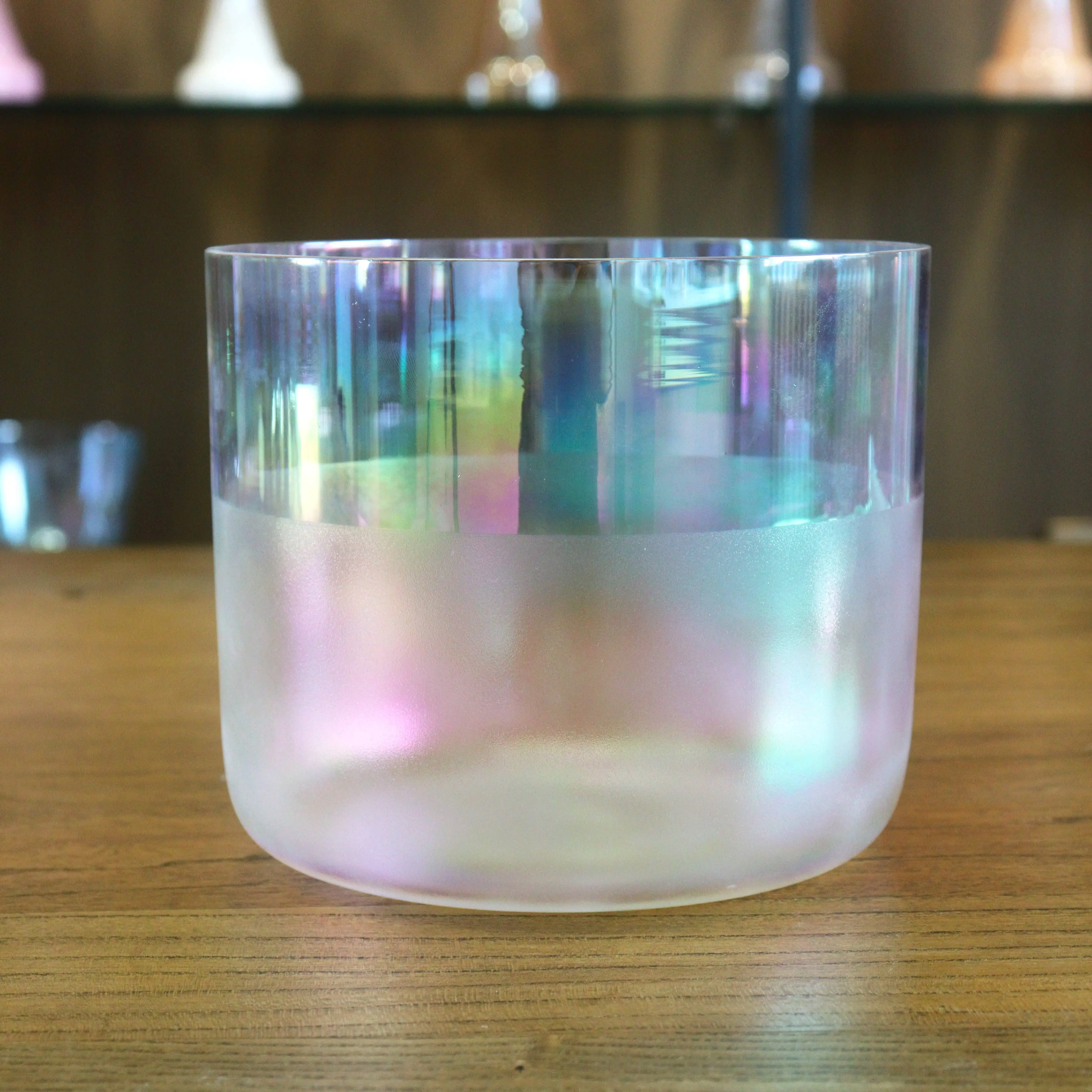 

ZHQH 99.99% Alchemy Quartz Crystal Singing Bowl 432hz 7Inch Sacred Sound Reiki Healing Crystal Singing Bowl for Meditation Yoga