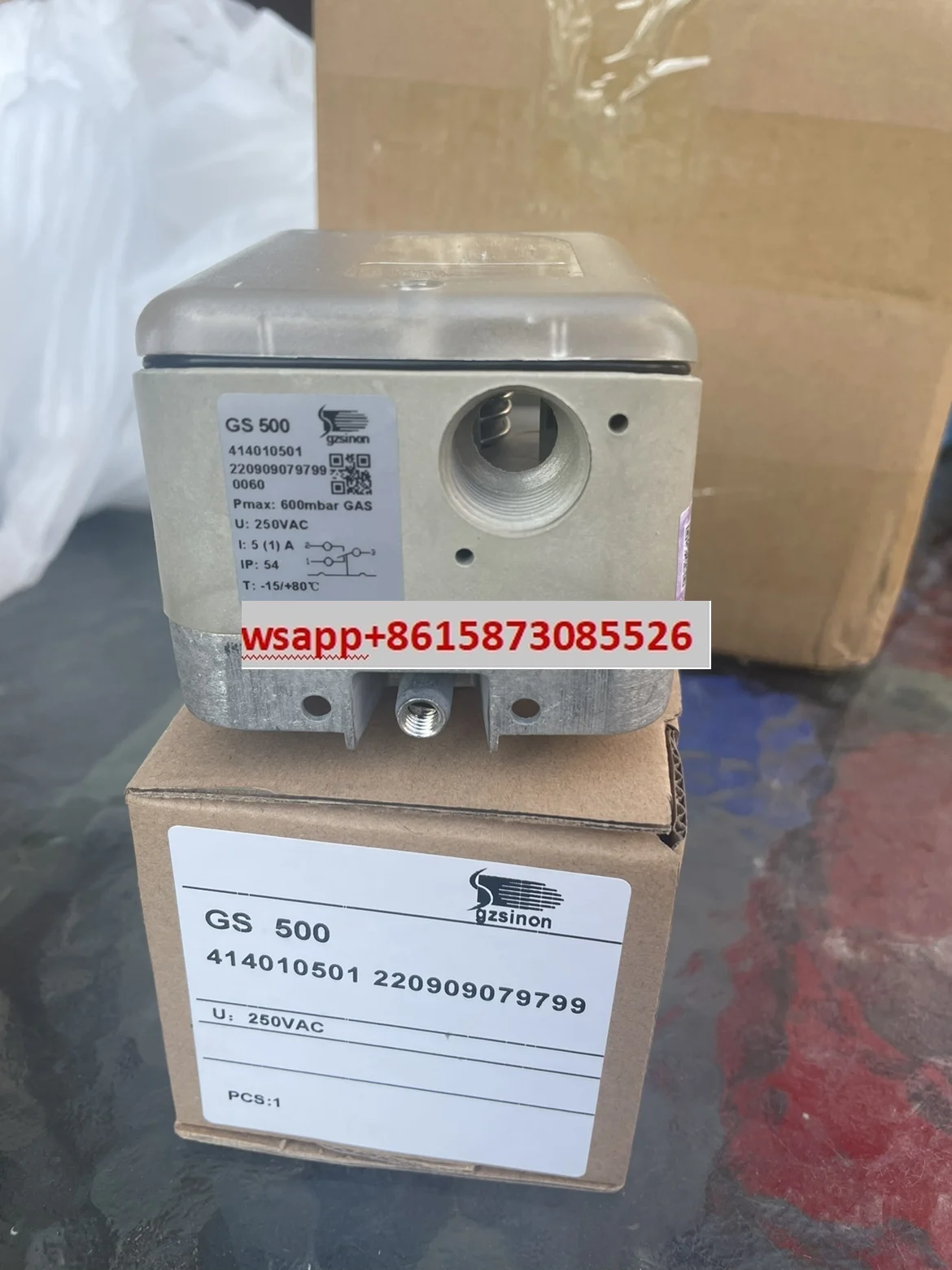 

Gas/Air, Pressure Switch GS6 GS10 GS50 GS150 GS500