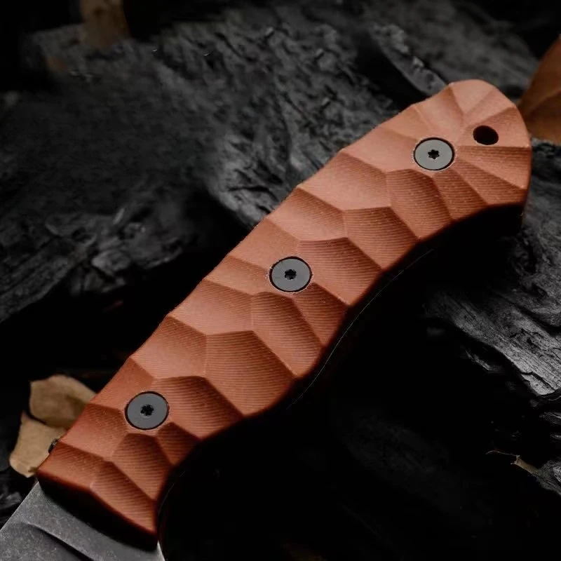 فلاش بيع قسط جودة مستقيم سكين في الهواء الطلق الظهر الدفاع عن النفس EDC الصيد الصيد هدايا العيد المعدات الأساسية #5