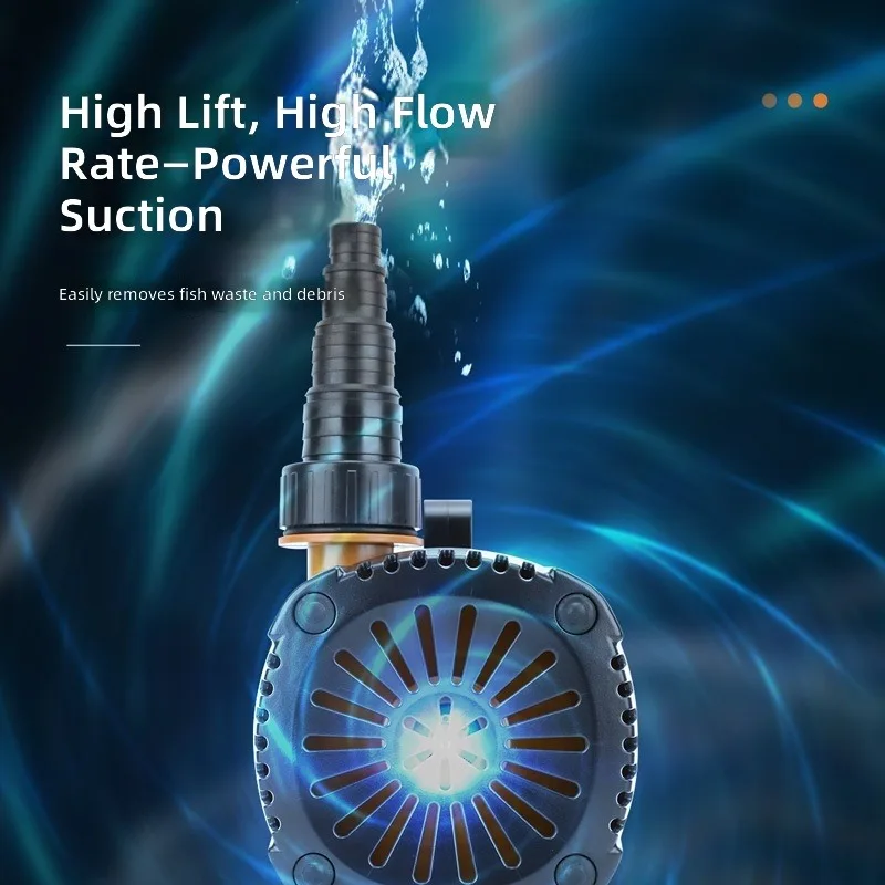 Water pump fish tank variable frequency circulation sewage pump aquarium tank low pump fish pond spray mechanical