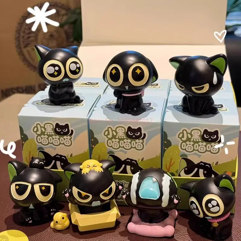 

the Legend of Hei Anime Blind Box Mini Bean Doll Cute Collectible Desk Decor Trendy Toy Gift