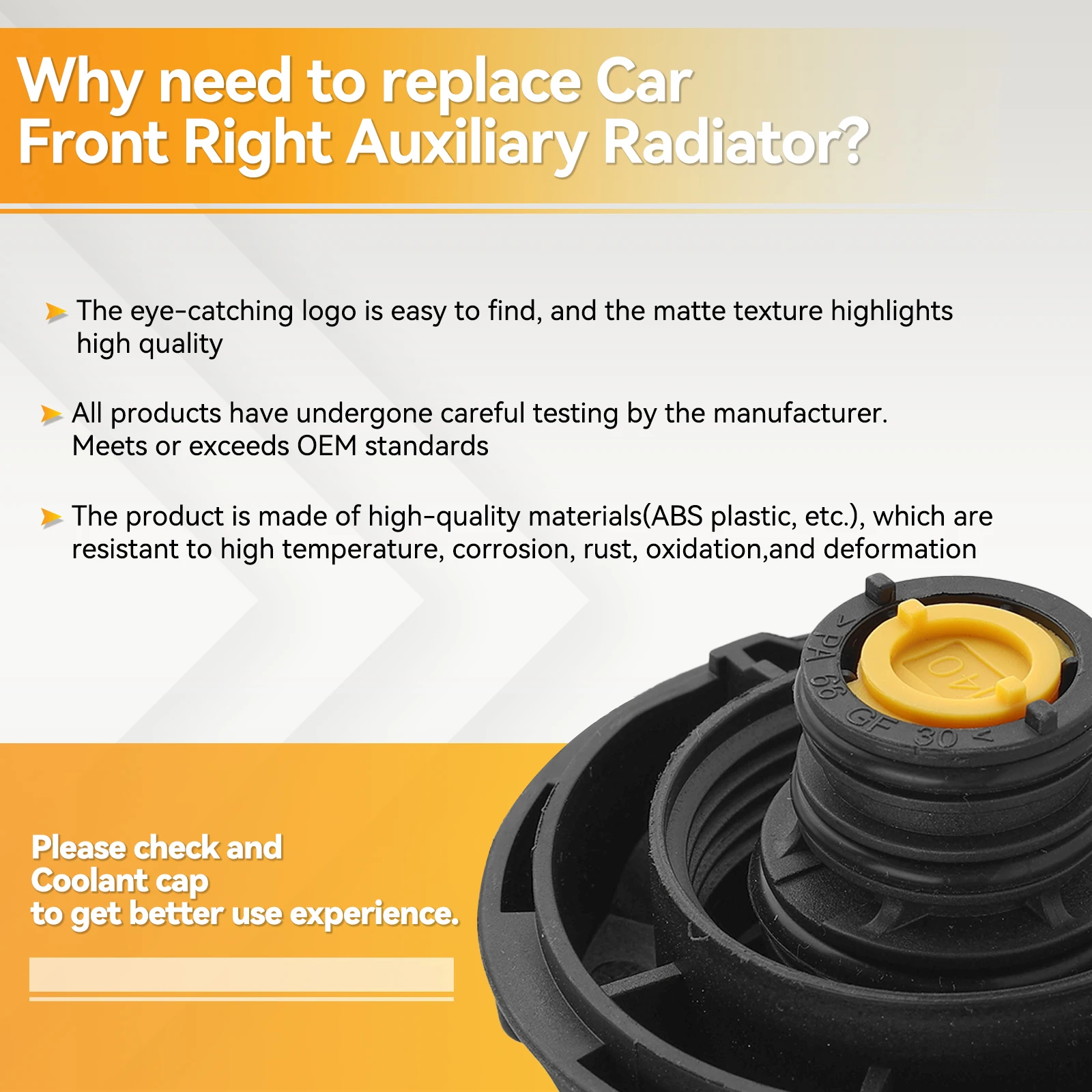17117639020 Car Radiator Expansion Water Tank Cap Cover For BMW 3 5 7 Series X1 X3 X5 E70 E82 E88 E89 E90 E91 E92 17117521071