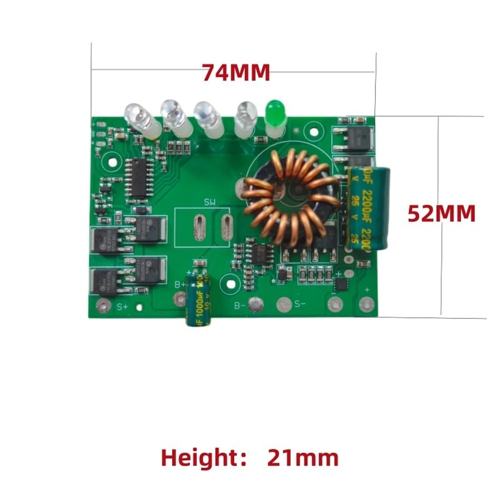 1pc 3.7V To 5V 12V 24V Solar-powered Camera Motherboard 5A 3.5A 2A Solar Monitoring Controller Mainboard For Solar Applications
