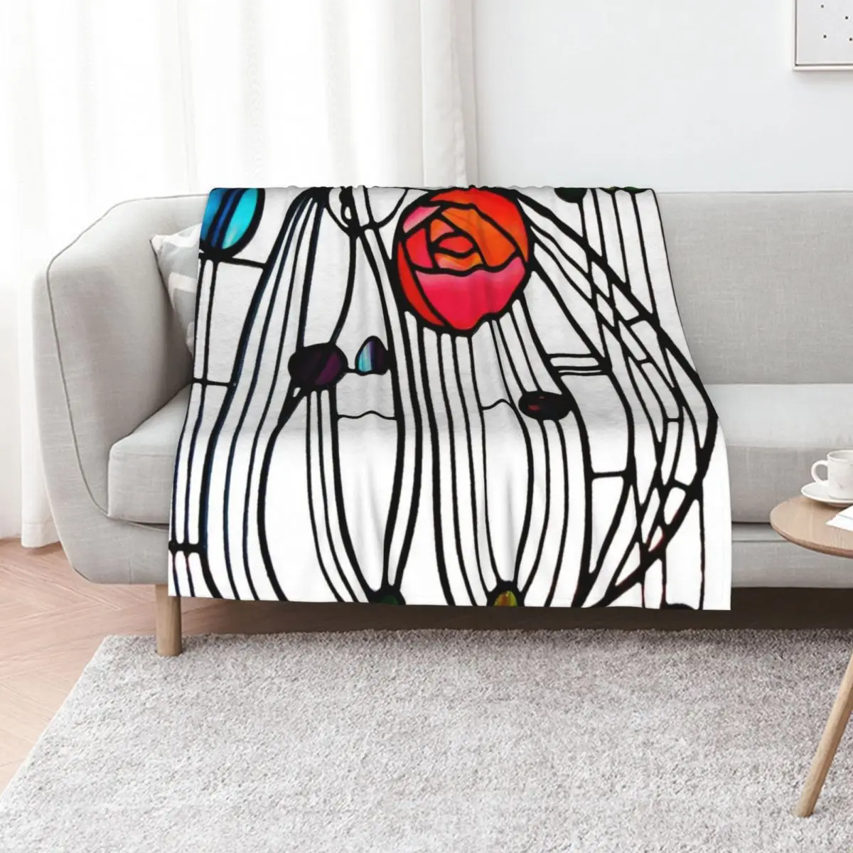 Charles Rennie Mackintosh - Window,No, 01. Throw Blanket Cute Plaid Tourist Weighted valentine gift ideas Plush Blankets