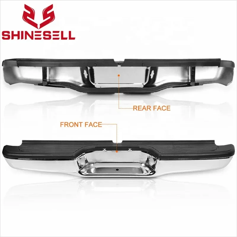 Stainless Steel Replacement Chrome Rear Step Car Bumpers  for Tacoma 19 95 to 2004