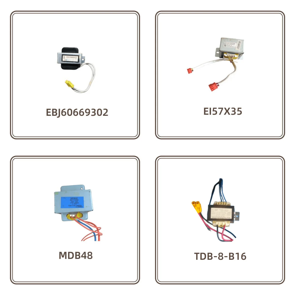 

TDB-6-B5-PTC/8-B13/B36/B16/B20 HT-EI-48 B07-01APA/01A PG EI57X35 TF2-H40+G20-1F MDB48 RK-4824A DA26-00009D/00009F EBJ60669302