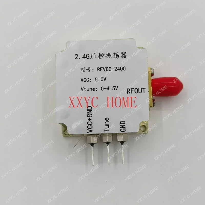 Voltage Controlled Oscillator 2.4G RF Microwave Module VCO Frequency Sweeping Signal Source, Voltage Controlled Signal Source