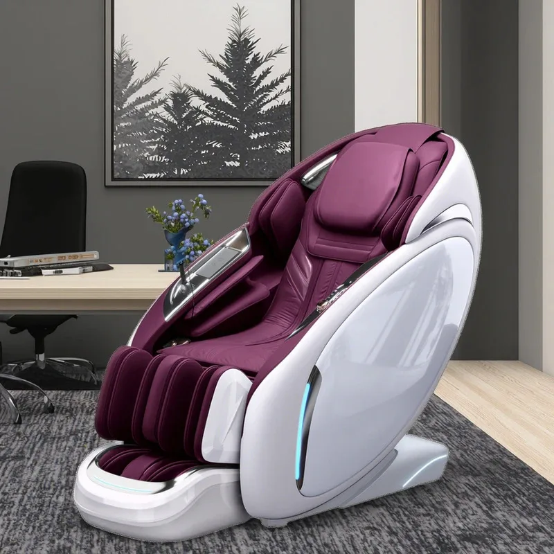 

2025 Full Body Massage Chair Luxury Zero Gravity Shiatsu Electric Heating SL Track 4d Massage Chair Ai Voice Control