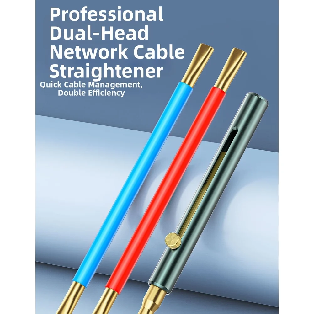 Network Cable Straightener Tool For Cat6 Cat7 Twisted Pair Wire Untwister Ethernet Cord Organizer Repair Hand Device