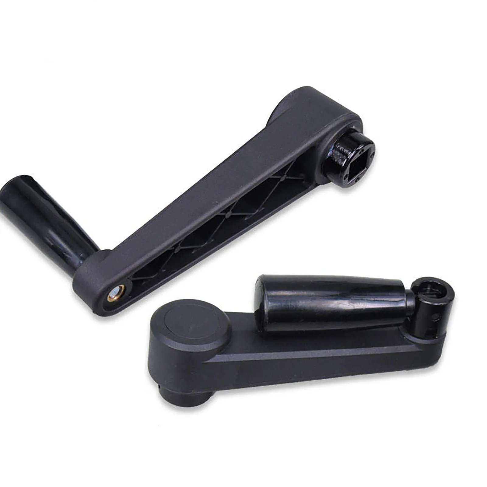 2pcs Round Hole/Square Hole Mounting Foldable/Non foldable Crank Handles For Lathe Milling Machine Revolving Handles