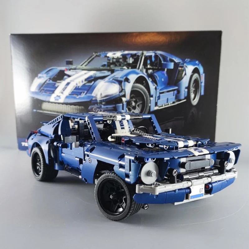 Technical Mustang GT Sport Car Building Block Super Speed Vehicle Model Brick Compatible 42154 10265 Children Toy Birthday Gift